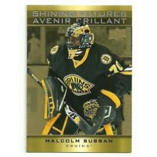 SF-1 Malcolm Subban Shining Futures Insert Set Tim Hortons 2015-2016 Collector's Series
