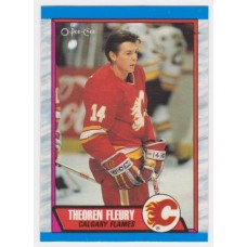 Theoren Fleury RC 1989-90 OPC o-pee-chee #232 89/90 89-90 Flames Rookie Card