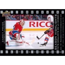 SH-3 Carey Price Season Highlights Checklist Insert Set Tim Hortons 2015-2016 Collector's Series